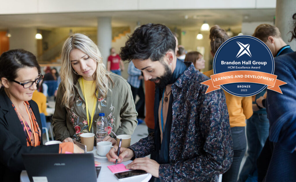 Finance professionals collaborate to design innovative solutions in a training program recognized by the Brandon Hall Awards.
