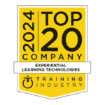 2024 Training Industry Top 20 Experiential Learning Technologies Company awarded to ExperiencePoint.